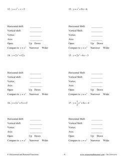 8. Polynomial and Rational Functions                                               - 4 -                           www.master