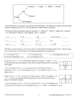 8. Polynomial and Rational Functions                                               - 8 -                           www.master