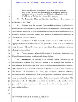 CLASS ACTION COMPLAINT – JURY TRIAL DEMANDED 
 
9 
 
1 
2 
3 
4 
5 
6 
7 
8 
9 
10 
11 
12 
13 
14 
15 
16 
17 
18 
19 
20