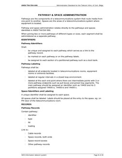 TIA 606-D Labeling Standards Overview | PDF | Cable | Telecommunications