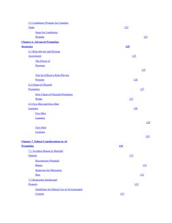 5.3 Combining Prompts for Complex
Tasks
123
Steps for Combining
Prompts
123
Chapter 6. Advanced Prompting
Strategies
125
6.1