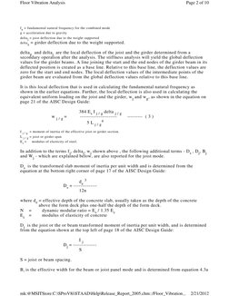 Floor Vibration Analysis in STAAD.Pro | PDF | Normal Mode | Beam ...
