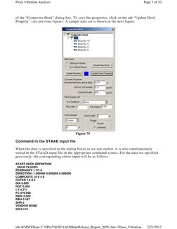 Floor Vibration Analysis in STAAD.Pro | PDF | Normal Mode | Beam ...