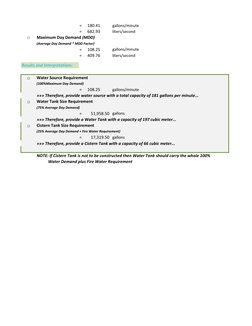 =
180.41
gallons/minute
=
682.93
liters/second
□
Maximum Day Demand (MDD)
(Average Day Demand * MDD Factor)
=
108.25
gallons/