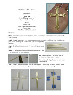 Twisted Wire Cross Tutorial | PDF