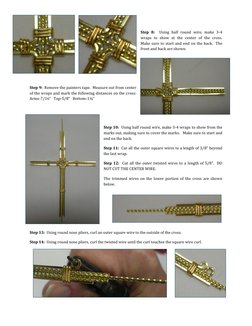 Looping Wire Cross Twisted Wire Cross Tutorial | PDF