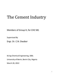 Cement Production Process Flow Diagram | PDF | Cement | Concrete