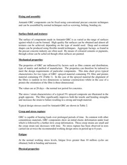 GRC Technical Data Overview | PDF | Strength Of Materials | Concrete