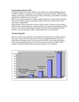 GRC Technical Data Overview | PDF | Strength Of Materials | Concrete