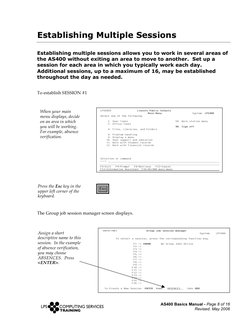 AS400 Basics User Guide | PDF | Computer Keyboard | Printer (Computing)