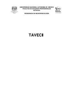 UNIVERSIDAD NACIONAL AUTONOMA DE  MÉXICO 
FACULTAD DE ESTUDIOS PROFESIONALES 
IZTACALA 
 
RESIDENCIA EN NEUROPSICOLOGÍA