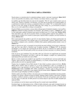 SEGUNDA CARTA A TIMOTEO 
 
 
Nuestra época se caracteriza por la confusión teológica, moral, y más aún, la apostasía. Mateo 2