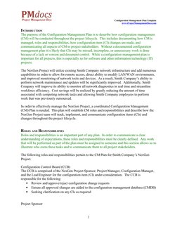 Project Configuration Management Plan Template | PDF | Audit | Systems ...