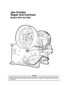 Jaw Rock Crusher | PDF