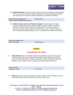 4. Regional Planning: Concept of a region; Types of regions and methods of regionalisation; 
Growth centres and growth poles;