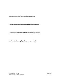 Server Team Support Request Form | PDF | Server (Computing) | Documentation