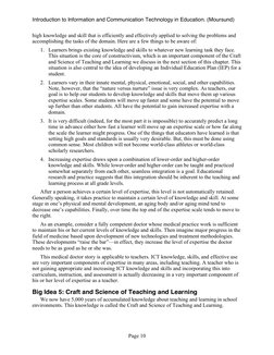 Introduction to Information and Communication Technology in Education. (Moursund)  
Page 10 
high knowledge and skill that is