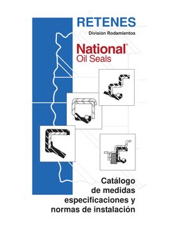 RETENES DE GRASA Cat&aacute;logo de Retenes National 2024 | PDF | Eje | Lubricante Cat&aacute;logo de Retenes National 2024 | PDF | Eje | Lubricante  