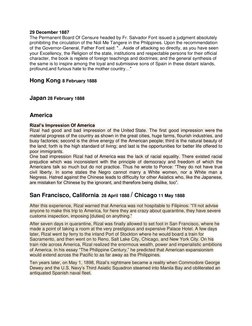 29 December 1887 
The Permanent Board Of Censure headed by Fr. Salvador Font issued a judgment absolutely 
prohibiting the ci