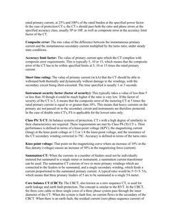 Current Transformers: Operation & Specs | PDF | Transformer | Electric ...