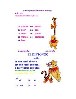 El hiato es la separación de dos vocales 
abiertas. 
Vocales abiertas: A,E, O. 
aa  azahar   eo  museo 
ae  caer 
 oa  boa 
a