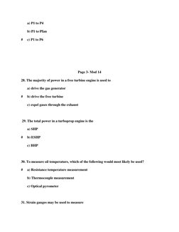 a) P1 to P4   
       b) P1 to Pfan   
#     c) P1 to P6   
  
  
  
Page 3- Mod 14 
28. The majority of power in a fr