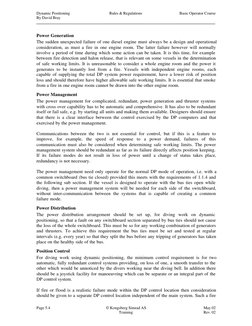 Dynamic Positioning
Rules & Regulations
Basic Operator Course
By David Bray