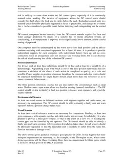 Basic Operator Course
Rules & Regulations
Dynamic Positioning
Training Manual
by David Bray