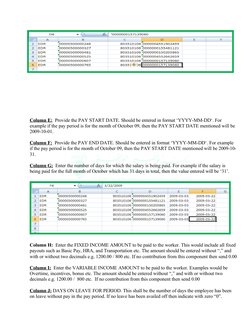 Creating SIF for WPS Submission | PDF | Comma Separated Values | Salary