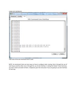 Static Routing and Router Configurations | PDF | Ip Address | Router ...
