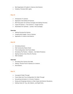 3D Studio Max Course Syllabus | PDF | Autodesk 3ds Max | Camera