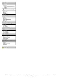510
Filipino TV
511
All TV
512
Abu Dhabi
513
Al Jazeera
514
TV Japan
515
SBTN - Saigon Broadcasting Television
Network
525
Od