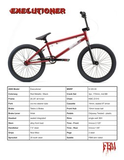 2009 FBM BMX Bike Models Overview | PDF