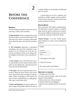 Model Un Rules.pdf Model United Nations Handbook | PDF | United Nations | International ...