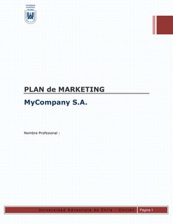U n i v e r s i d a d  A d v e n t i s t a  d e  C h i l e  -  C h i l l á n  
 
Página 1 
 
 
 
 
 
 
 
 
PLAN de MA