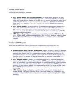 HTTP Request and Response Structure | PDF | Hypertext Transfer Protocol ...