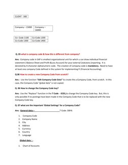Co- Code 1100 
Co-Code 1200 
Co-Code 1300 
Co-Code 1400 
 
 
 Q. 05 what is compan