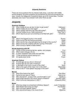 tobacco jeopardy questions Review Quiz - Editable in Microsoft Word PPT - Brain & Addiction