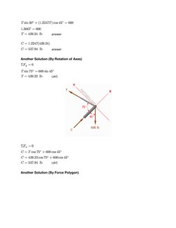 Statics Equilibrium Problems Solutions | PDF | Crane (Machine) | Truss