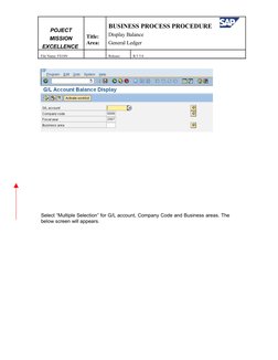 Display GL Balance Using FS10N | PDF | Information Technology ...