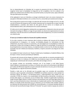 Orígenes del narcotráfico en México | PDF | Cartel de Sinaloa | Mercado ...