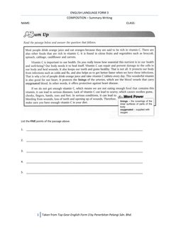 Form 3 Summary Writing Exercise | PDF | Computers