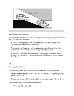 Car Ramps Pdf Car Park Ramp Design Guidelines | PDF | Slope | Parking Lot