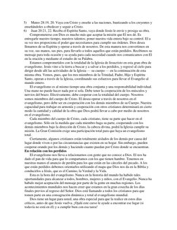 5)     Mateo 28:19, 20. Vaya con Cristo y enseñe a las naciones, bautizando a los creyentes y 
enseñándoles a obedecer y