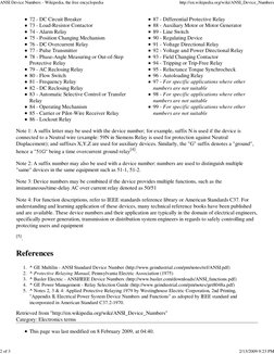 Ansi Devices.pdf ANSI Device Numbers | PDF | Relay | Switch