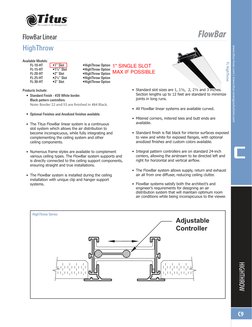 Titus FlowBar Diffuser Models Overview | PDF | Technology & Engineering