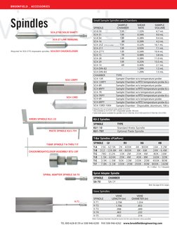 Brookfield Viscometer Spindle Chart | PDF | Viscosity | Mechanical ...