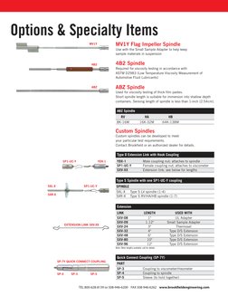 Brookfield Viscometer Spindle Chart | PDF | Viscosity | Mechanical ...