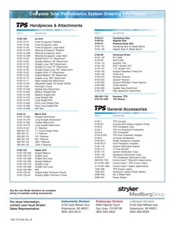 Stryker TPS - Brochure PDF | PDF | Drill | Endoscopy