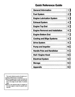 Kawasaki JetSki 750SX Shop Manual | PDF